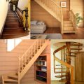 Конструктивные типы внутридомовых деревянных лестниц