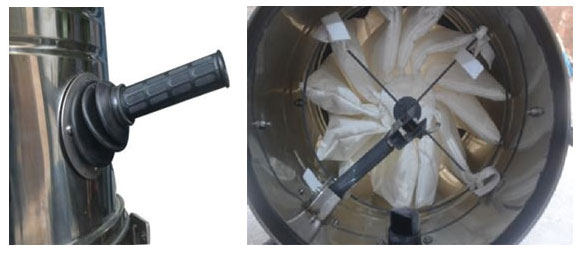 Система очистки фильтра от пыли промышленного пылесоса SVC-3:220